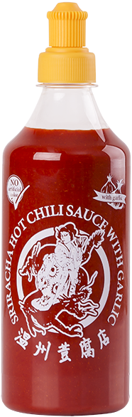 Sriracha csípős chili szósz fokhagymával